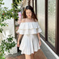 Xena Pleated Off Shoulder Dress (Loved)