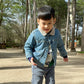 Wren Denim Borg Collar Jacket