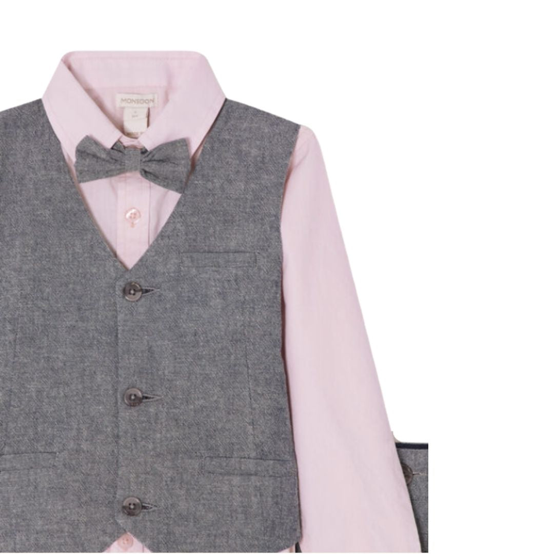 Ryder Grey Vest Suit