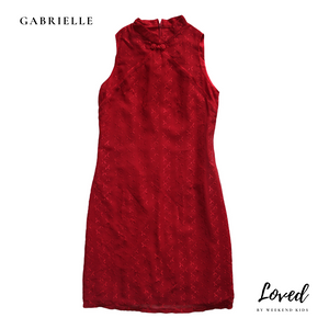 Gabrielle Red Chinese Cheongsam (Loved)