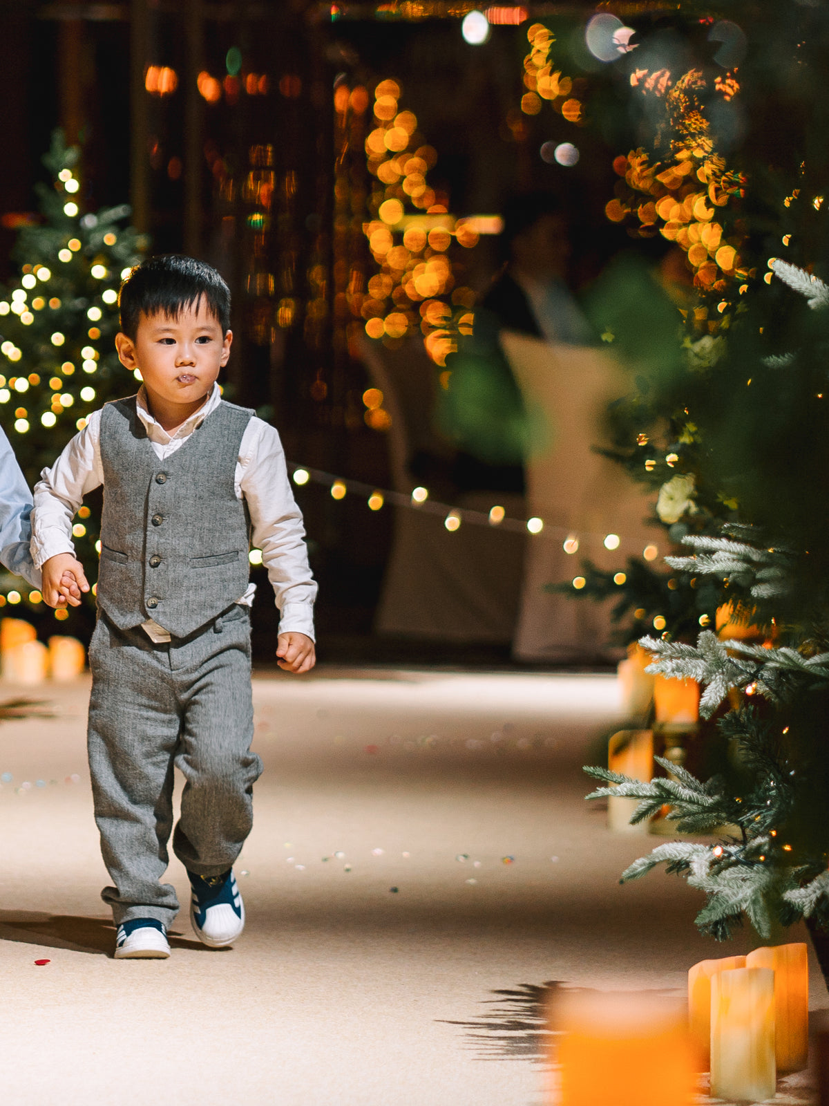 Xander Grey Herringbone Suit