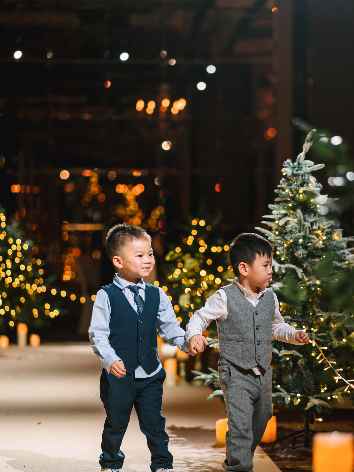 Eduardo Navy Vest Suit