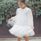 Alice Misty Blue Long Sleeved Dress