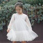 Alice Misty Blue Long Sleeved Dress