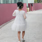 Alice Misty Blue Long Sleeved Dress