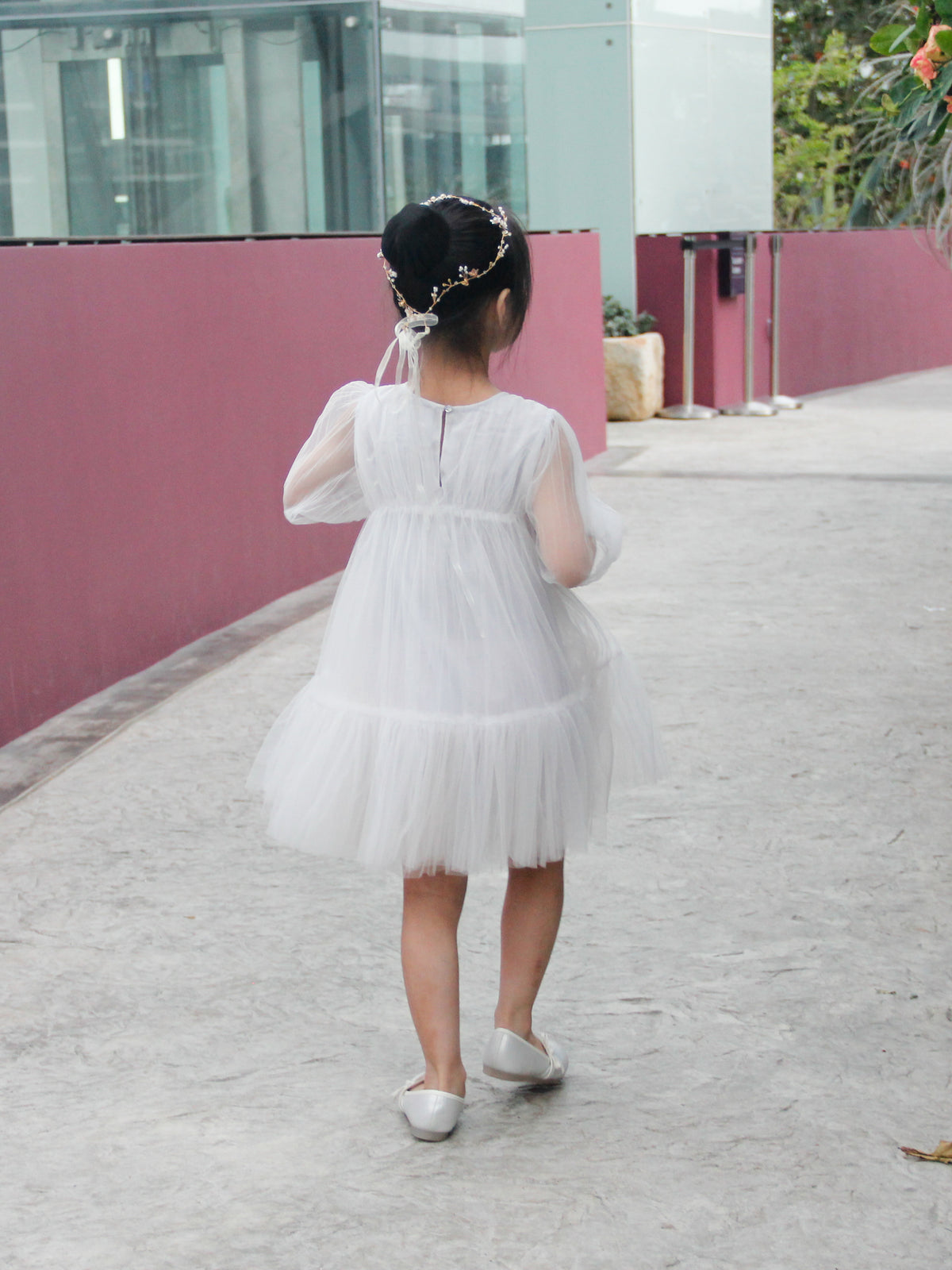 Alice Misty Blue Long Sleeved Dress
