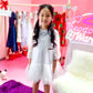 Alice Misty Blue Long Sleeved Dress