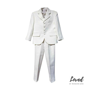 Randall White Blazer Suit Set (Loved)