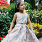 Chenille Pink Floral Dress