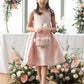 Cynthia Pink Satin Dress