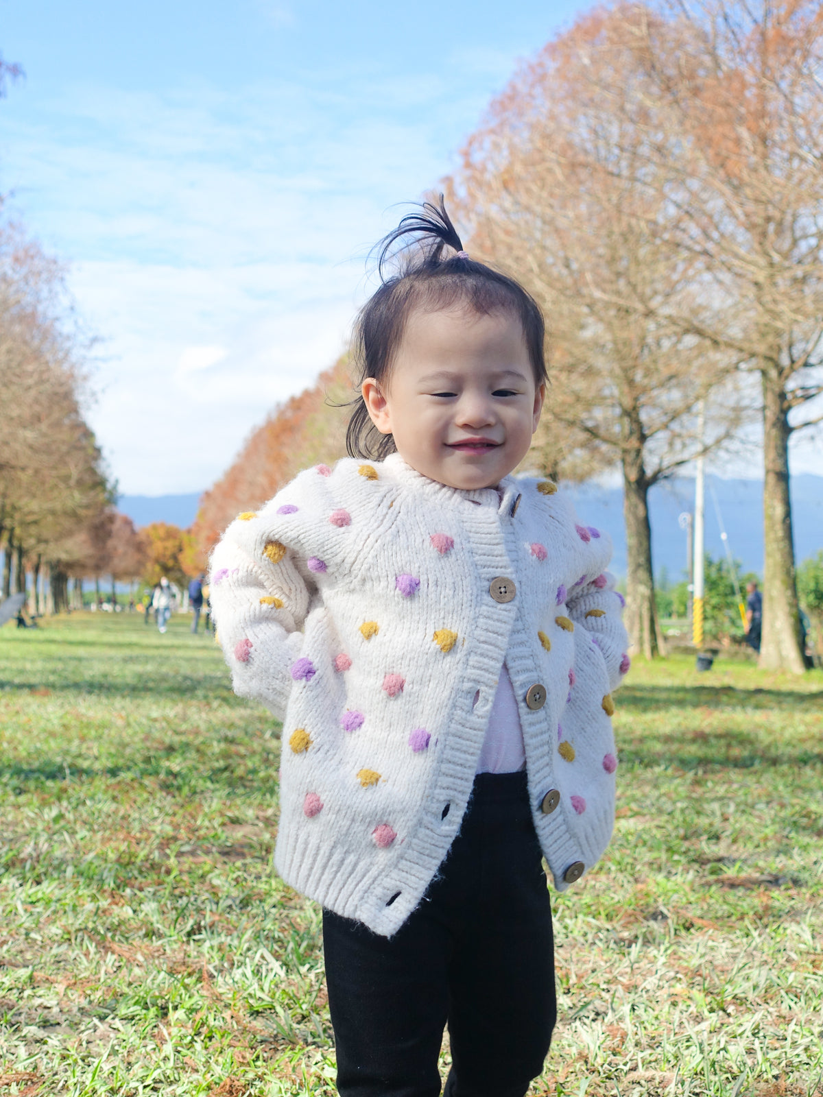 Laurel Pom-Pom Knit Cardigan