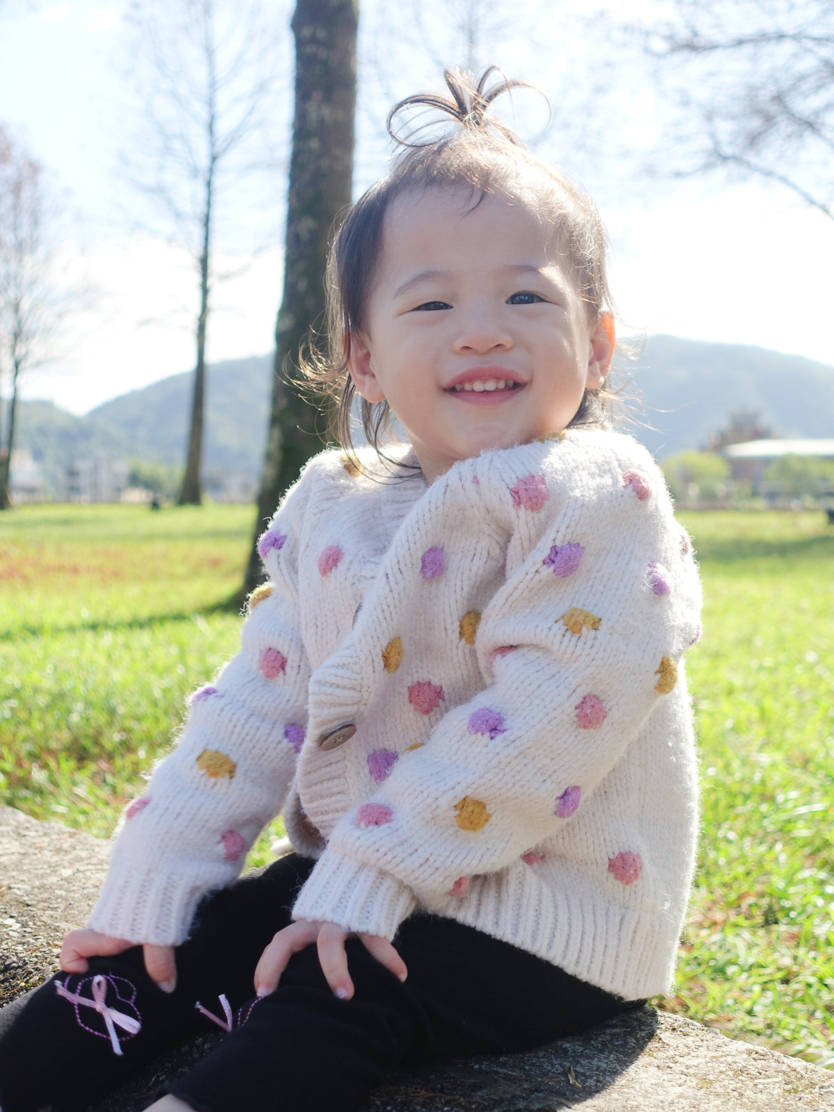 Laurel Pom-Pom Knit Cardigan