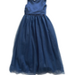 Dalilah Tulle Navy Gown