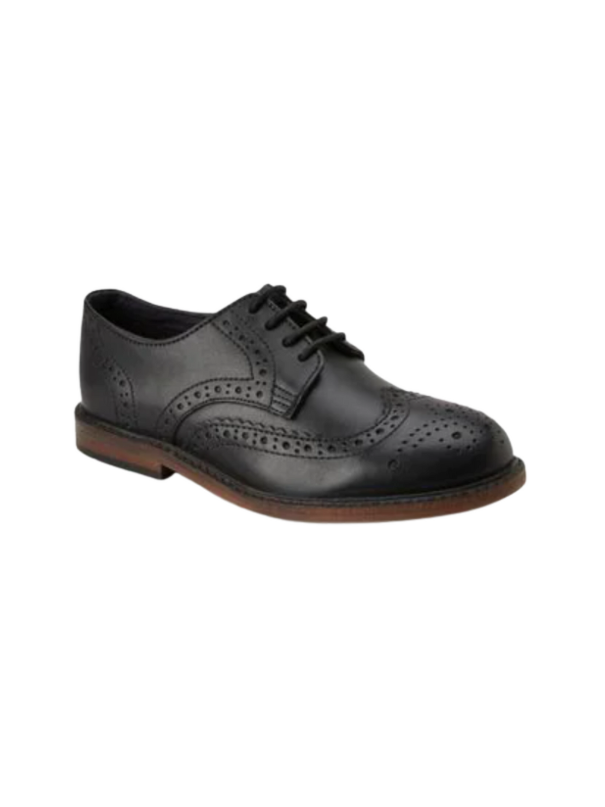 Declan Black Brogue Shoes