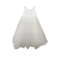 Dominique White Heart Back Gown
