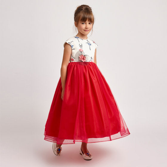 Bethany Red Gown