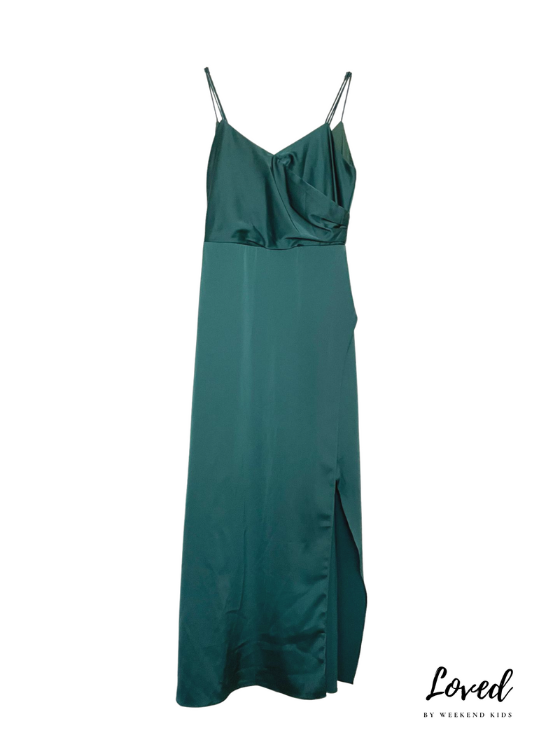 Hailey Green Slit Dress (Loved)