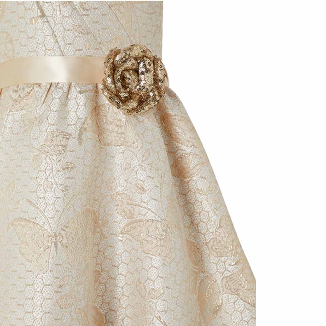 Harleth Champagne Gold Dress