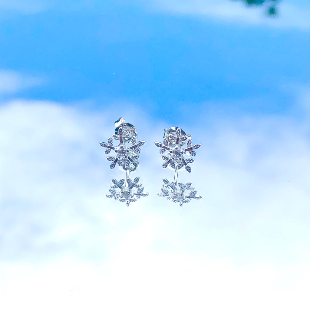 Zita Snowflake Stud Earrings
