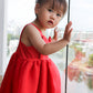 Belinda Red Bow Dress