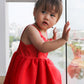 Belinda Red Bow Dress