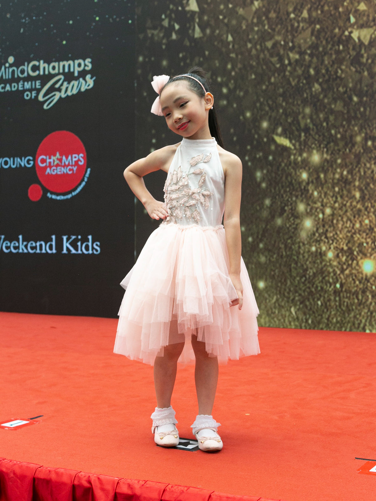 Eleanor Pink Halter Tutu Dress