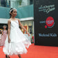 Helena White High Low Gown