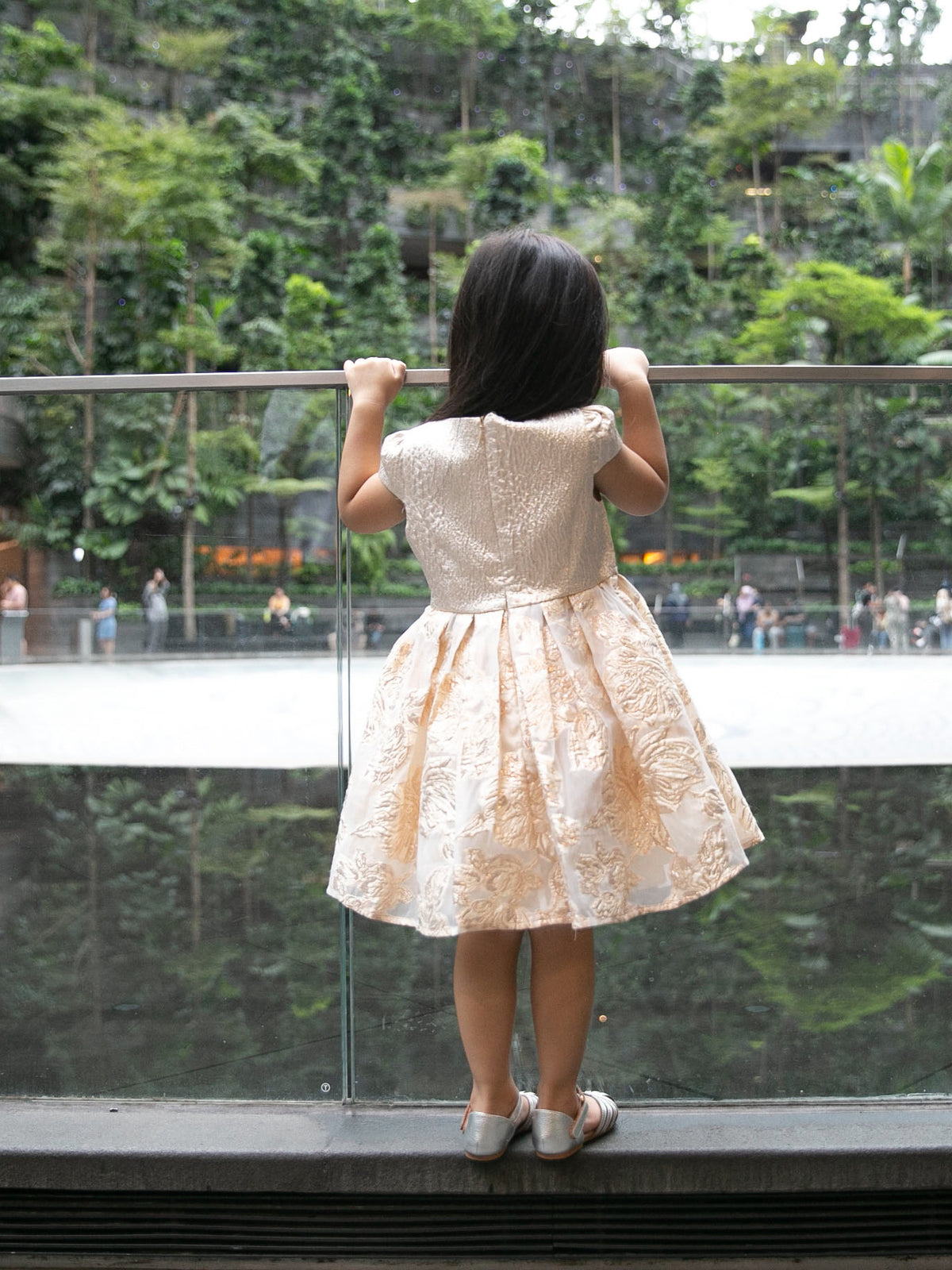Cara Champagne Gold Dress