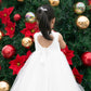 Dominique White Heart Back Gown