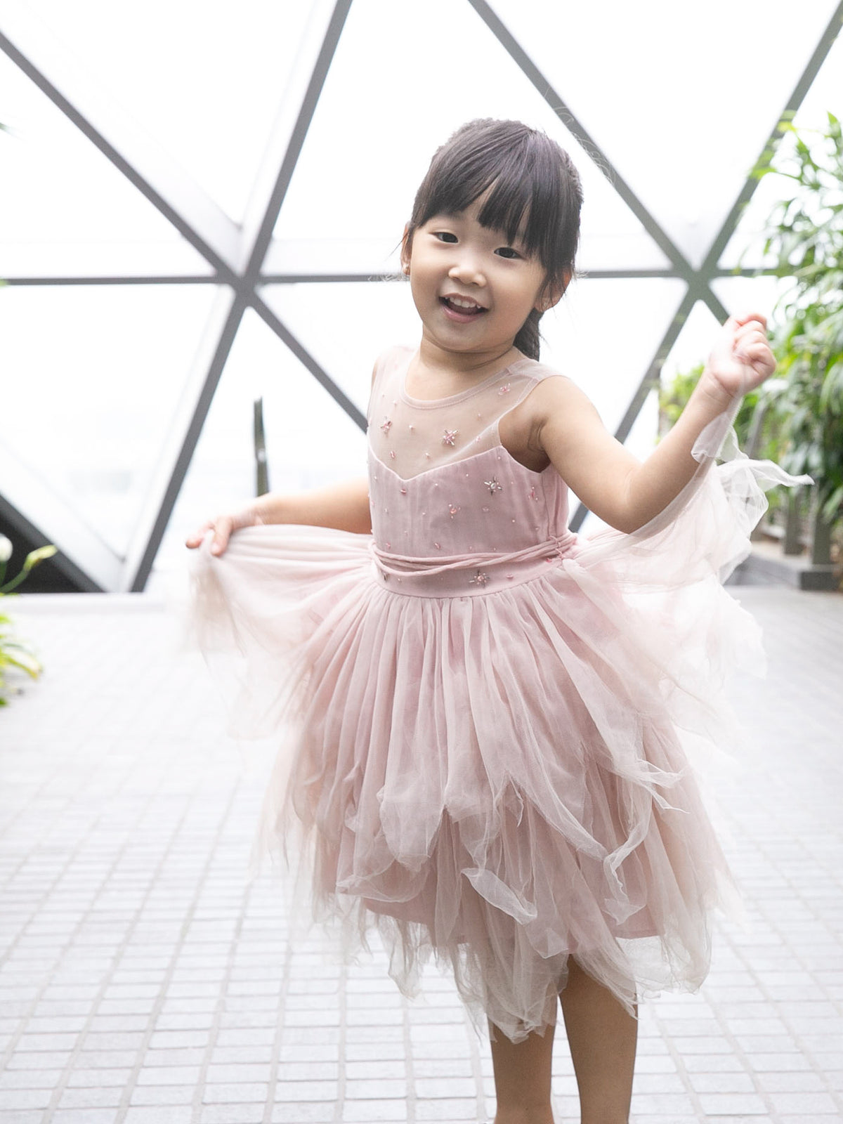 Amber Tulle Pink Dress