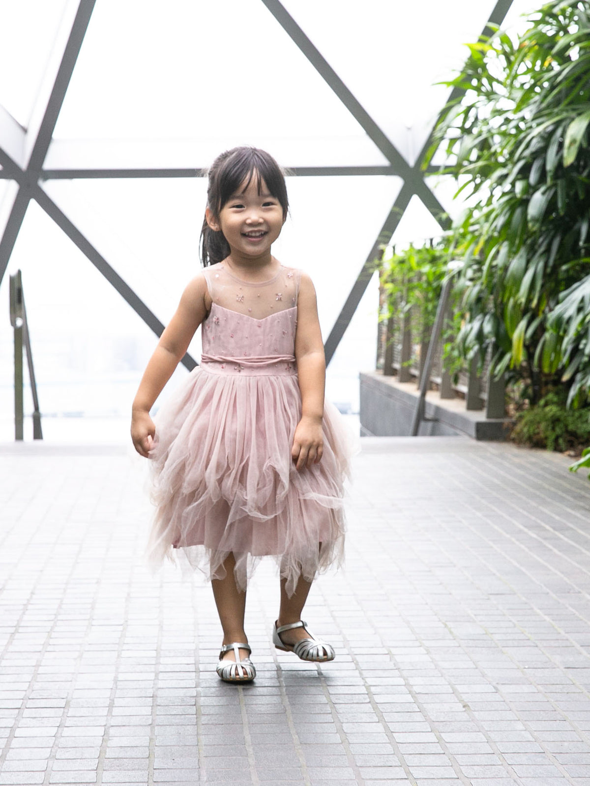 Amber Tulle Pink Dress