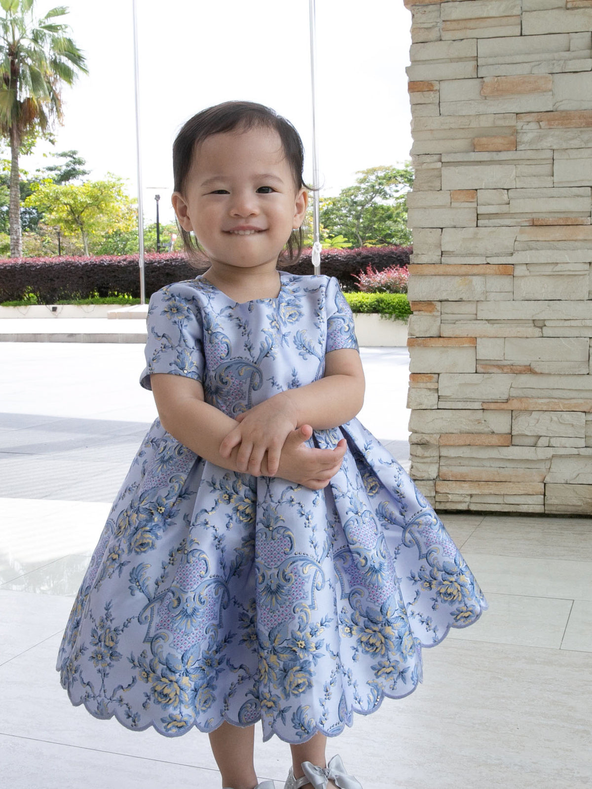 Damask Lilac Dress