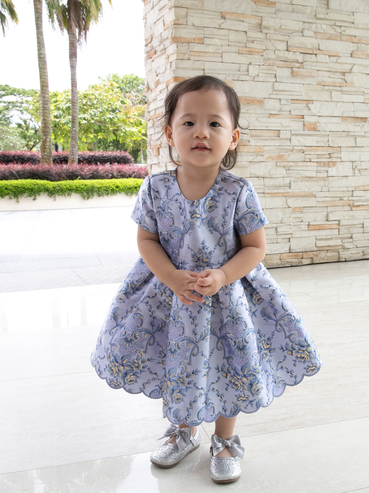 Damask Lilac Dress