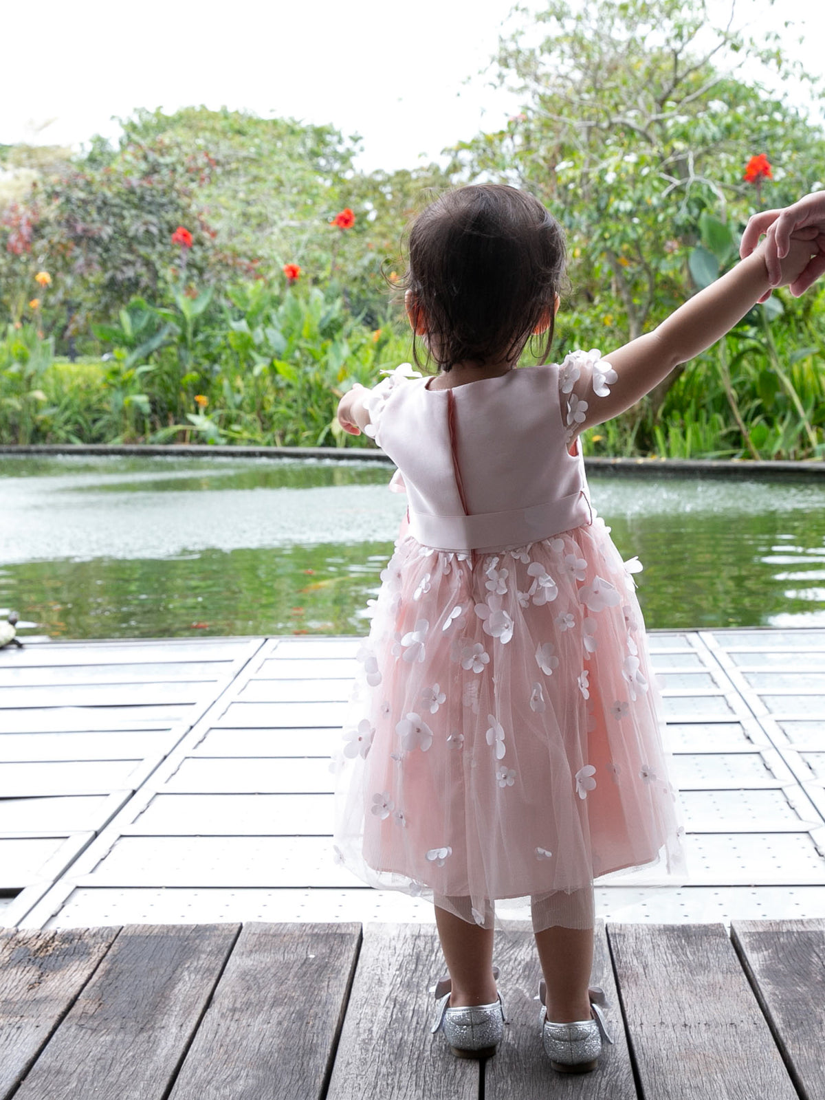 Amrita Pink Flower Dress