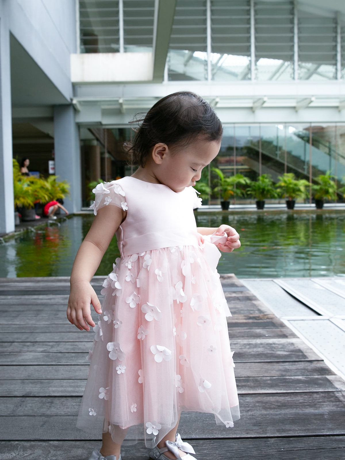Amrita Pink Flower Dress