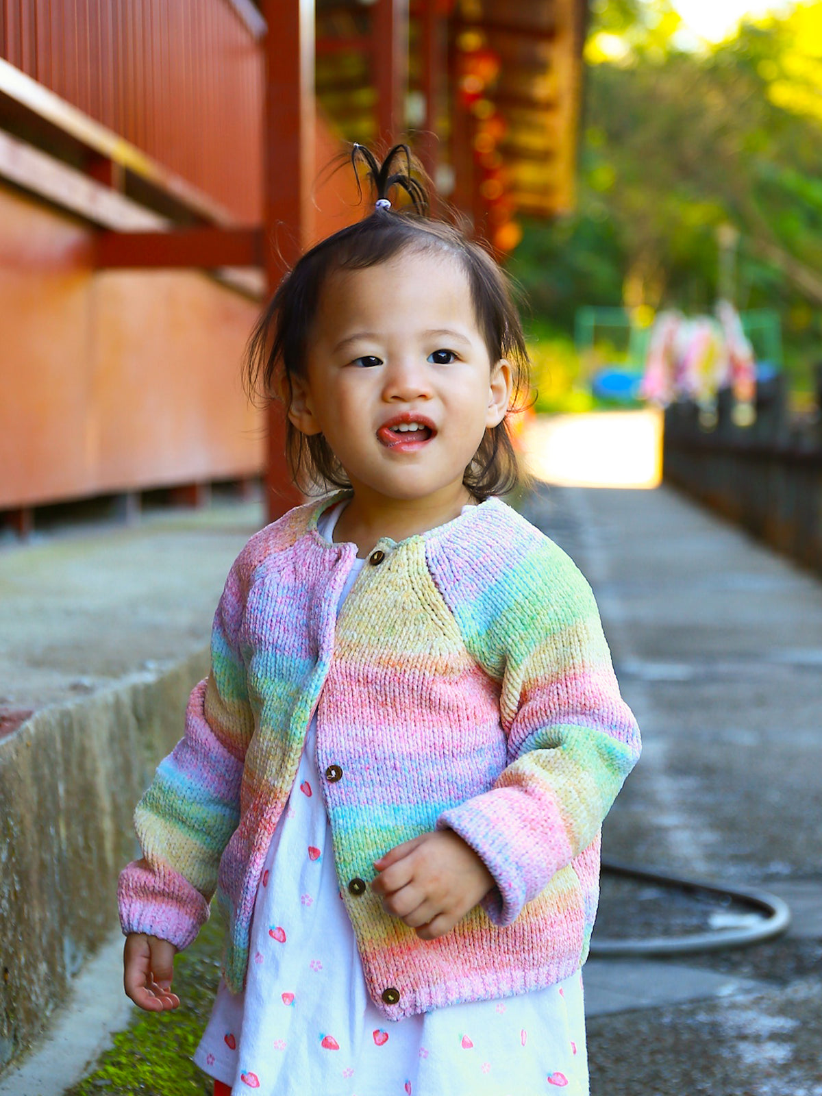 Lumi Rainbow Knit Cardigan