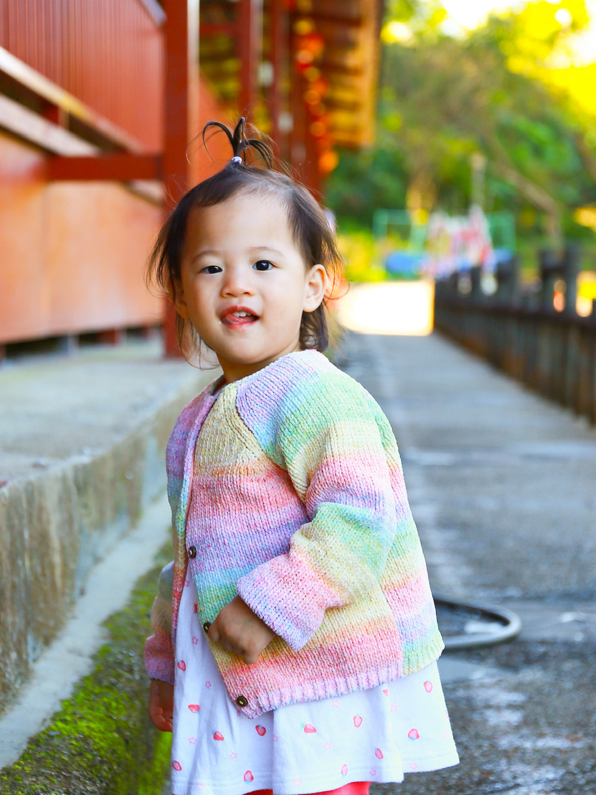 Lumi Rainbow Knit Cardigan