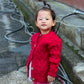 Gia Red Chunky Knit Cardigan