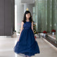 Dalilah Tulle Navy Gown