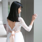 Harper Lace White Gown