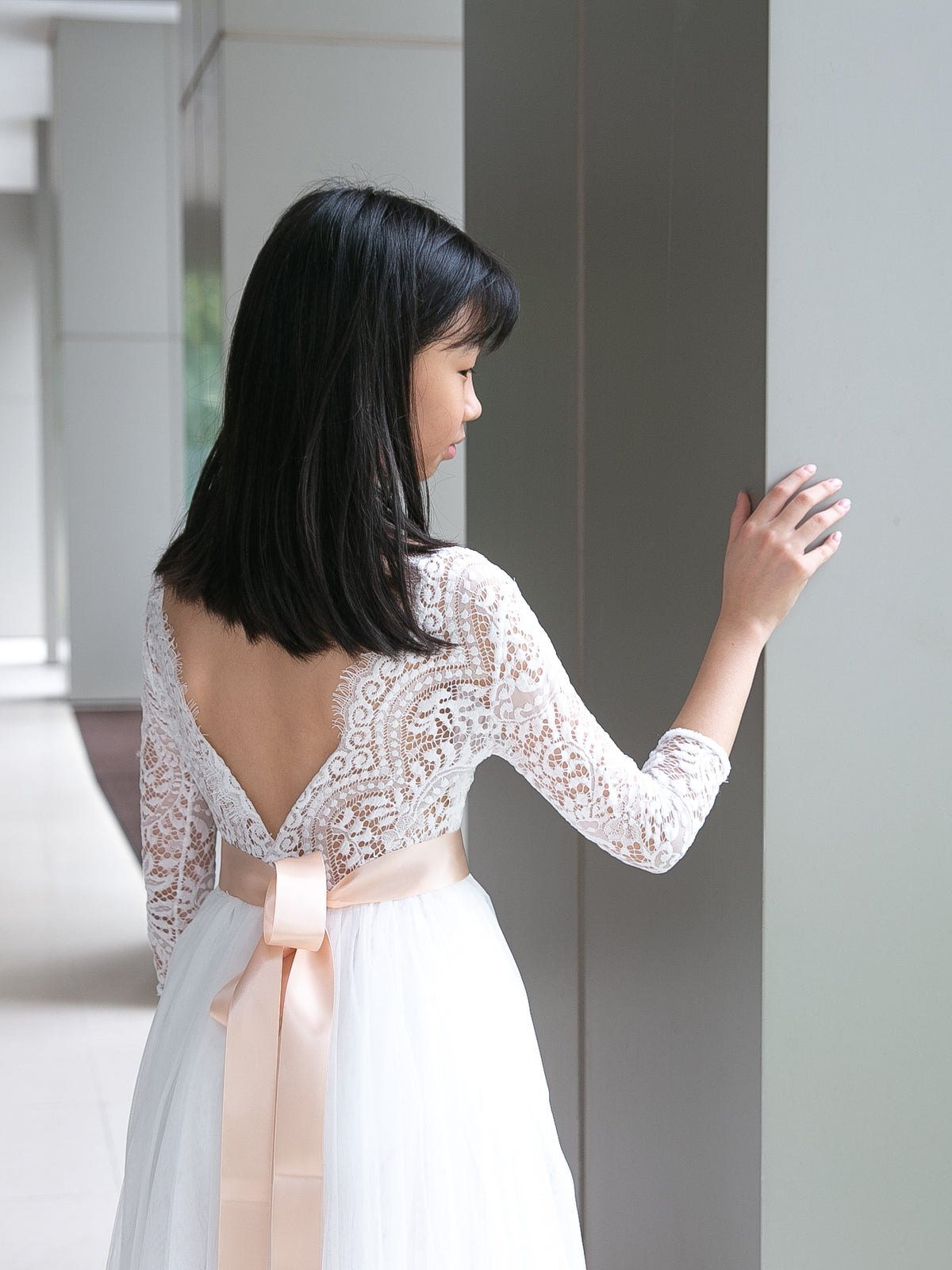Harper Lace White Gown