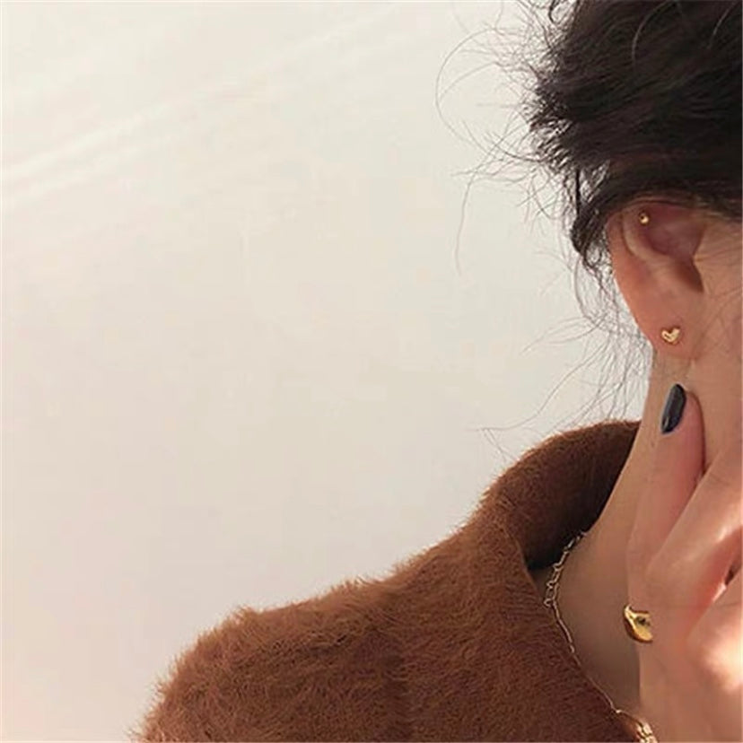 Xantina Heart Stud Earrings