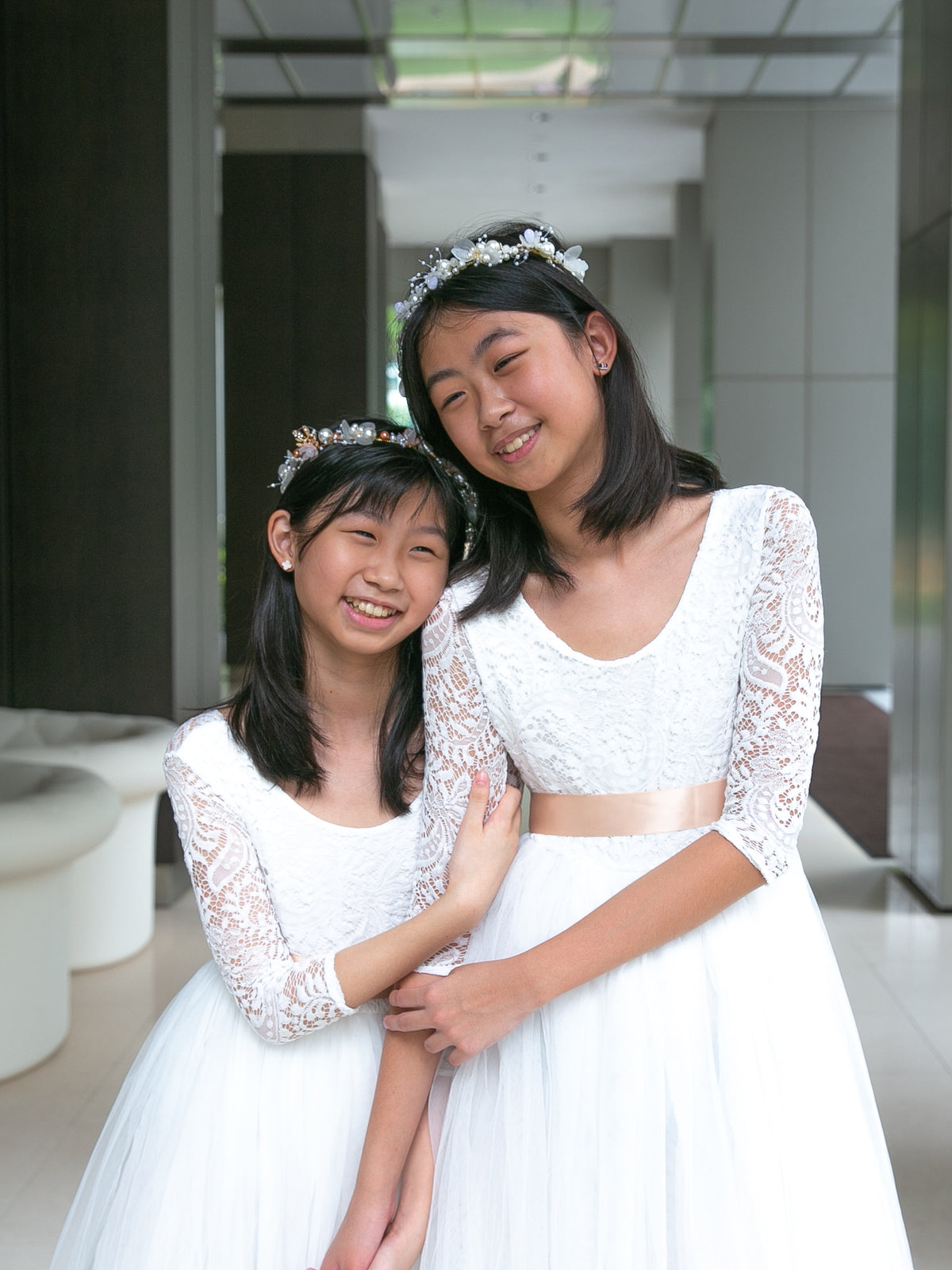 Harper Lace White Gown
