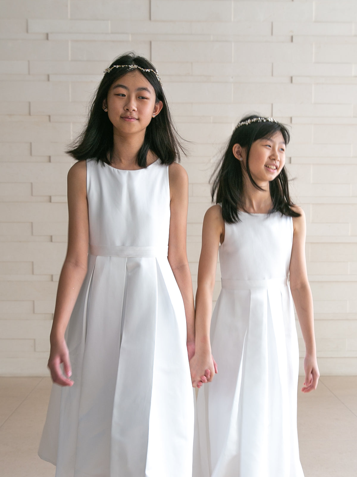 Idelle Satin White Gown