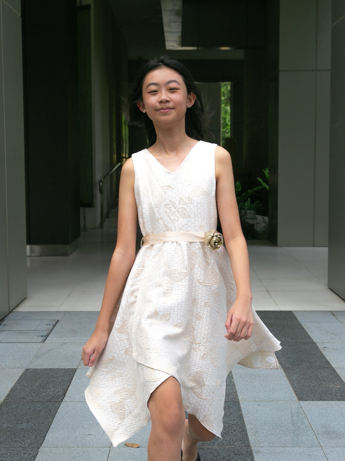 Harleth Champagne Gold Dress
