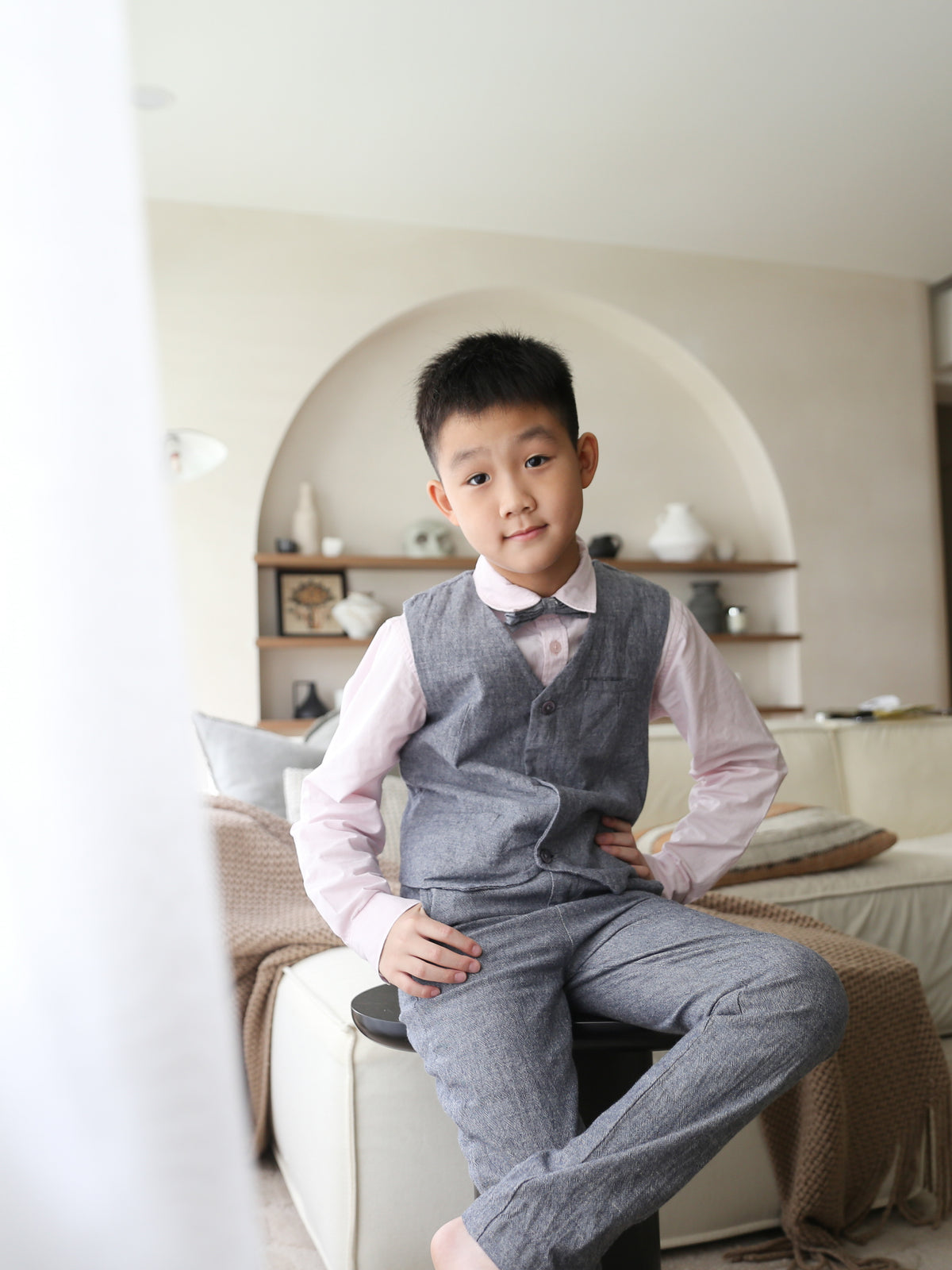 Ryder Grey Vest Suit