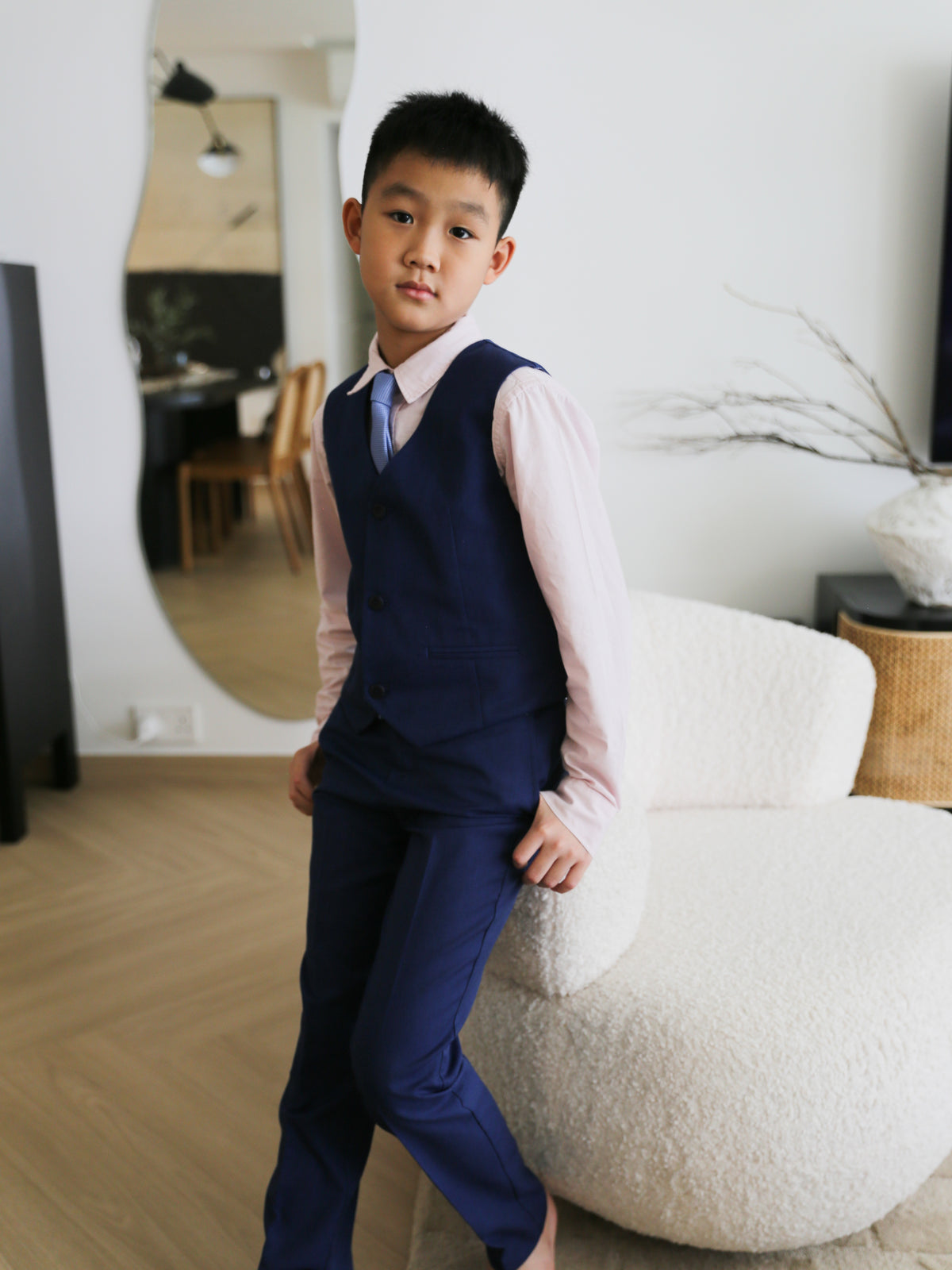 Jake Navy Vest Suit