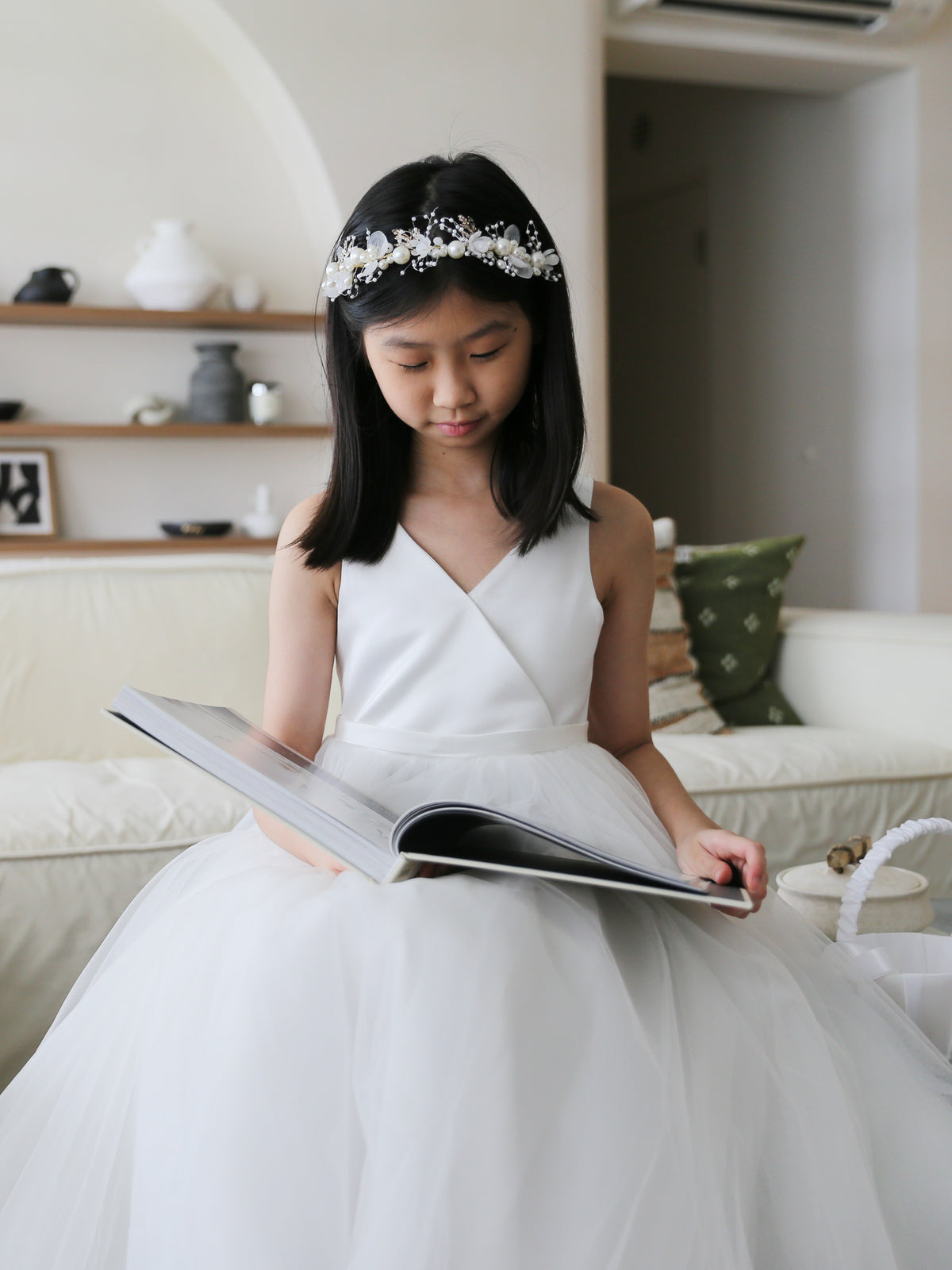 Leonora White Gown