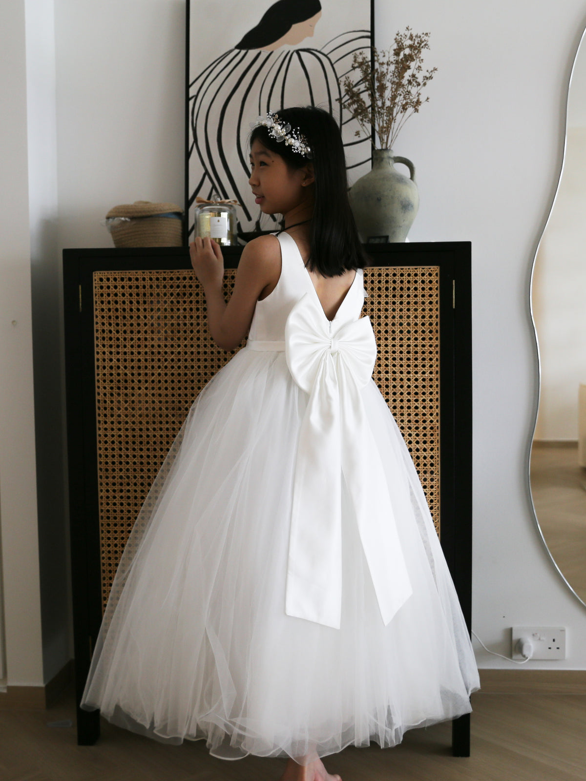 Leonora White Gown
