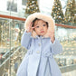 Ymelda Light Blue Trench Coat